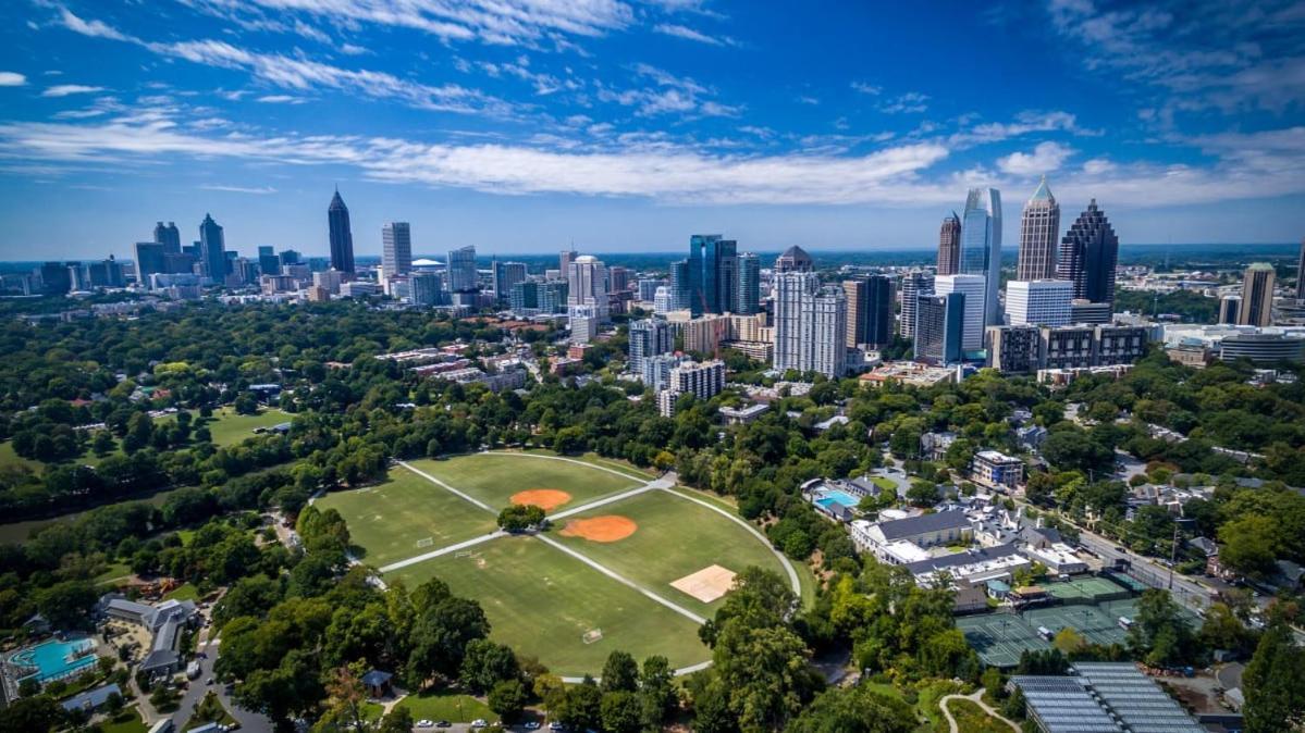 Verdant Statuesque Intimate Acropolis Views Of Famous Park Apartment Atlanta Exterior photo